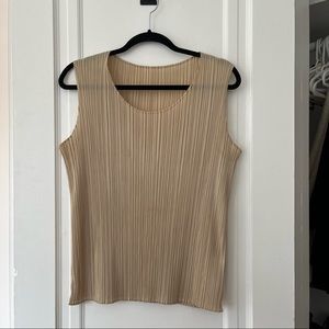 Pleats Please by Issey Miyake Scoop Neck Top